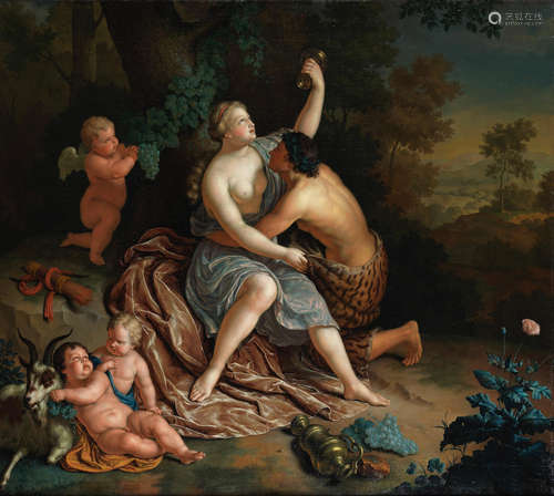 Bacchus and Ariadne Willem Van Mieris the Elder(Leyden 1662-1747)