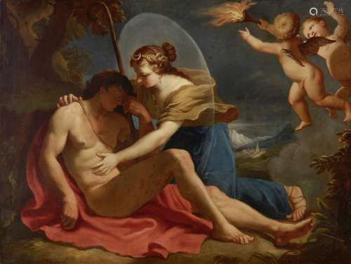 Diana and Endymion Venetian Schoollate 17th Century