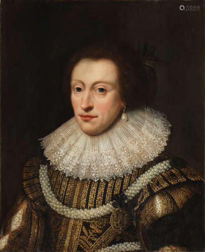 Portrait of Elizabeth of Bohemia, bust-length, Studio of Michiel Jansz. van Miereveldt(Delft 1567-1641)
