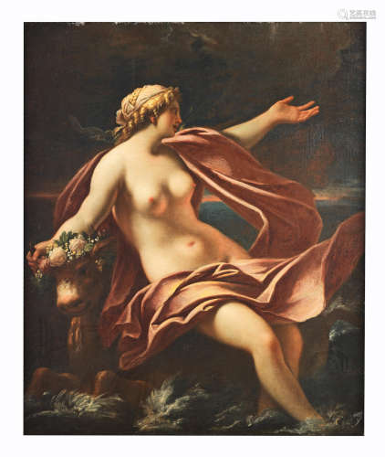 The Rape of Europa Follower of Antonio Bellucci(Pieve di Soligo 1654-1726)