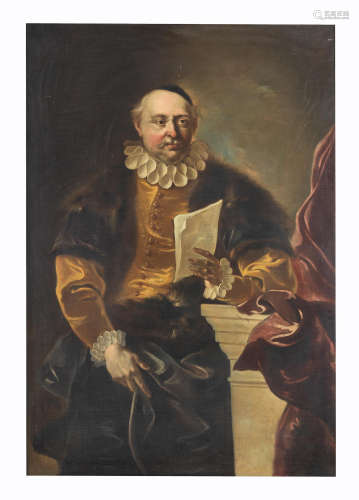 Portrait of a gentleman, three-quarter-length, Attributed to Johann Kupetzki(Pezinok circa 1667-1740 Nuremberg)