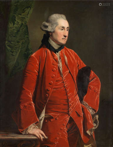 Portrait of Robert Francis Burdett, 4th bt., three-quarter length Francis Cotes(London 1726-1770)