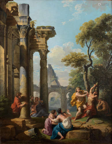 The Flaying of Marsyas; and The Judgment of Midas  (2) Giuseppe Zocchi(Florence 1711-1767)