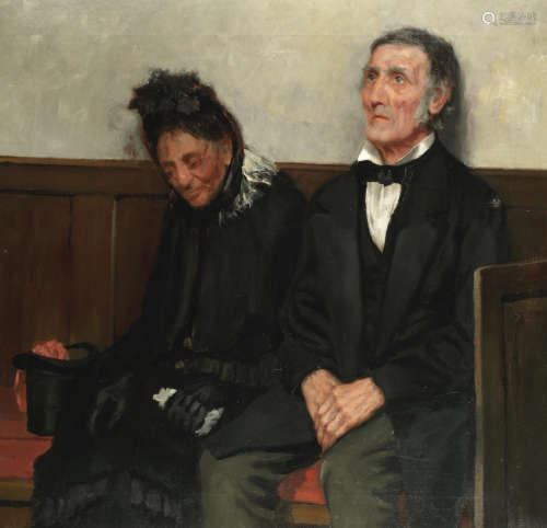 Darby and Joan James Charles(British, 1851-1906)
