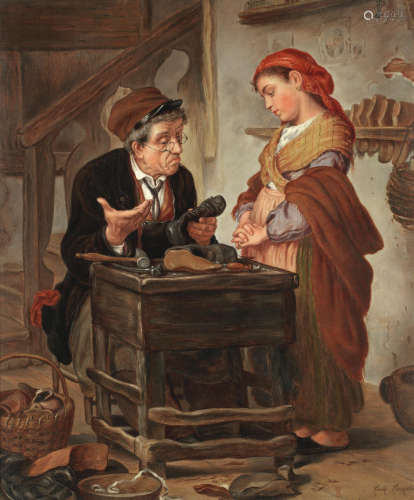 The cobbler's arrangement Emilie Chaese(French, 19th Century)