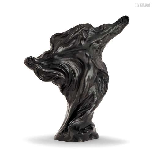 Boleslaw Biegas (1877-1954) Danseuse flamme, 1907 A bronze with black patina; foundry’s stamp, numbered 