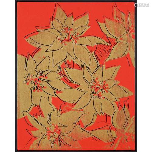 ƒANDY WARHOL (1928-1987)Poinsettias, 1982