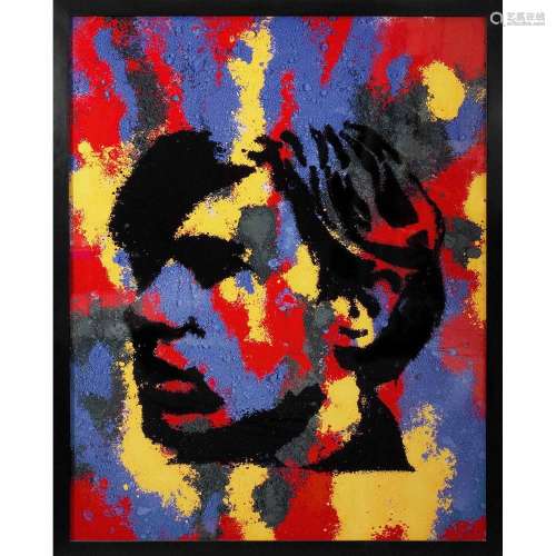 ƒVIK MUNIZ (NE EN 1961) Self-portrait (after Warhol) (from Pictures of pigment), 1999 Tirage chromogénique monté sur aluminiumR...