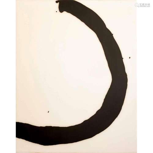 LEE BAE (NE EN 1956) Sans titre, 2005 Medium acrylique et charbon de bois sur toile Signé et daté au dos Acrylic medium and...