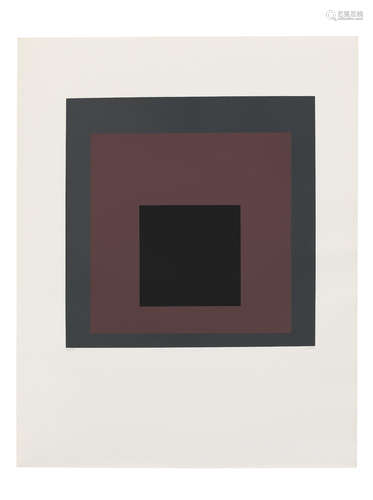 Homage to the Square Josef Albers(American, 1888-1976)