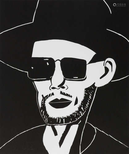 Black Hat (Tim)  Alex Katz(American, born 1927)