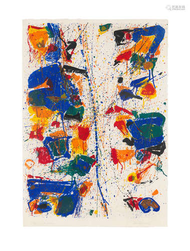 The White Line Sam Francis(American, 1923-1994)