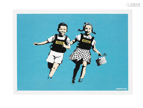 Jack and Jill (Police Kids) Banksy(British, born 1975)