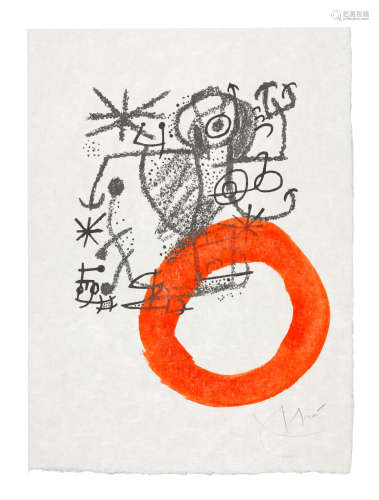 One Plate, from Les Essencies de la Terra  Joan Miró(Spanish, 1893-1983)