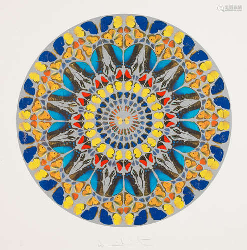 Psalm Print: Confitebor Tibi Damien Hirst(British, born 1965)