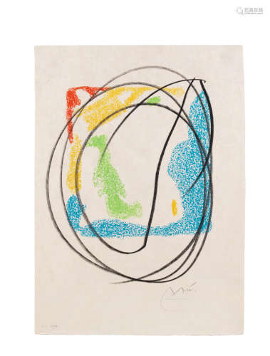 One Plate, from Les Essencies de la Terra Joan Miró(Spanish, 1893-1983)