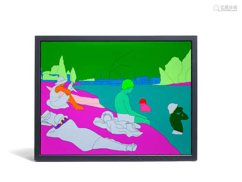 Deconstructing Seurat Michael Craig-Martin(Irish, born 1941)