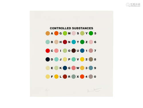 Controlled Substances Key Spot Damien Hirst(British, born 1965)