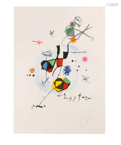 Els Castellers Joan Miró(Spanish, 1893-1983)