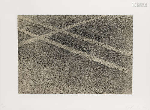 Pico, flower, figueroa, from The MoCA Portfolio Ed Ruscha(American, born 1937)