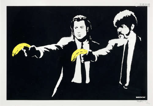 Pulp Fiction Banksy(British, born 1975)