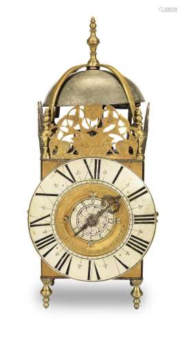 A rare second half of the 18th century lantern clock Lovis Ternisien, Abbeville