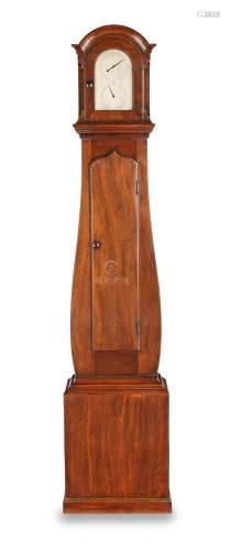 A very rare mid 18th century mahogany minute-striking 'Journeyman' regulator of small size