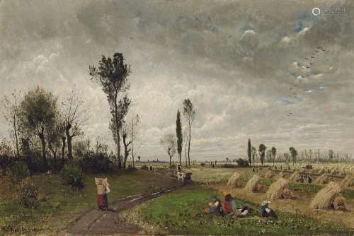 BUCHHOLZ, KARL Landscape with Rural Figures