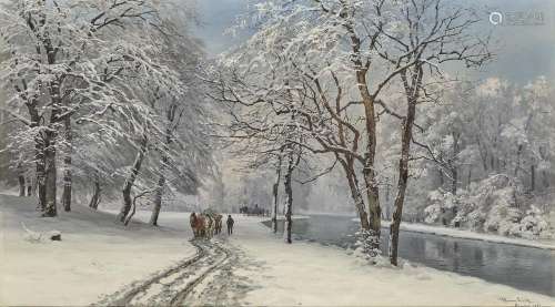 ANDERSEN-LUNDBY, ANDERS The English Garden in Munich in Winter