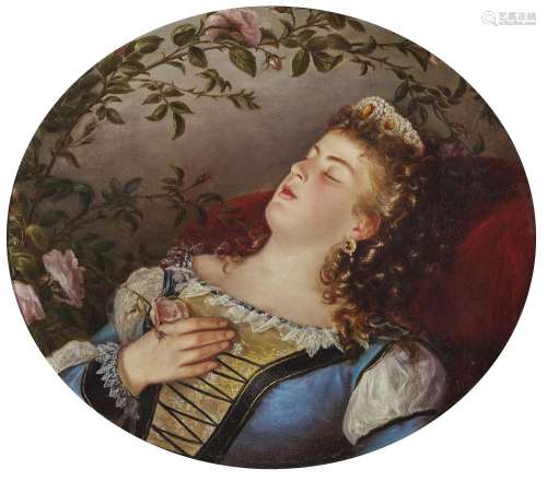 DOERING, H. 2nd half of the 19th century Sleeping Beauty