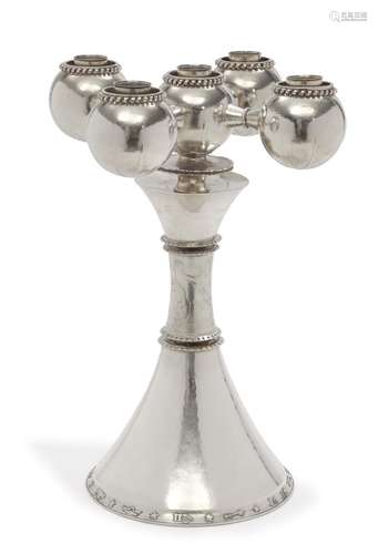 A FIVE-LIGHT GIRANDOLE August Haarstick, Bremen, circa 1930