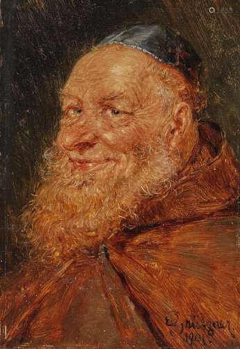 GRÜTZNER, EDUARD VON Smiling Monk