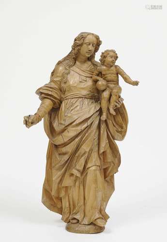 MADONNA AND CHILD South German (Weilheim), mid 17th century