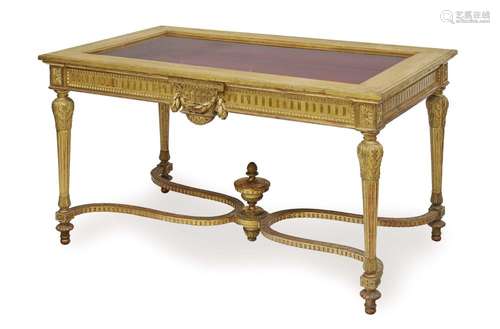 A TABLE DISPLAY CASE Louis-XVI style