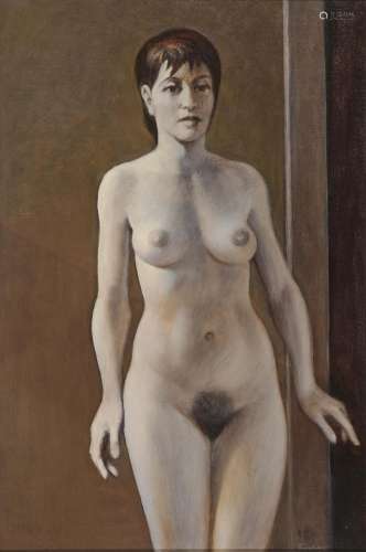 FUCHS, OTTO (''Akt-Fuchs'') Standing Female Nude