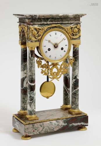 A PORTICO CLOCK Paris, 1st half of the 19th century, A. Lacroix