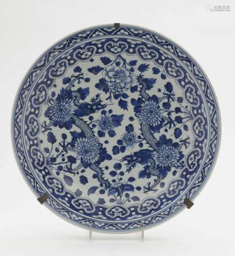 A PAIR OF PLATTERS China