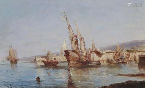 FONECHE, ANDRÉ Boats in Dubrovnik Harbour