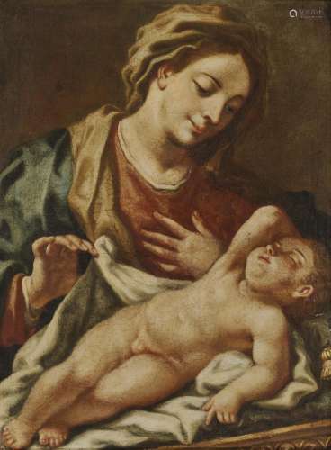 ITALIAN SCHOOL 17th/18th century Madonna with Sleeping Child