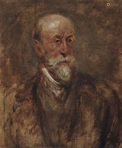 LENBACH, FRANZ VON Portrait of Felix Ludwig Graf von Bothmer