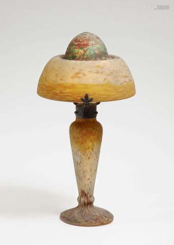 A TABLE LAMP Daum Frères, Nancy, circa 1920