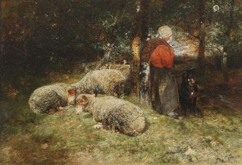 ZÜGEL, HEINRICH VON Rest in the Forest