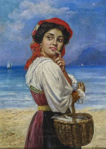BROCH, ALOIS Fisherman's Wife on the Beach