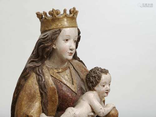 MADONNA AND CHILD Swabia, circa 1490