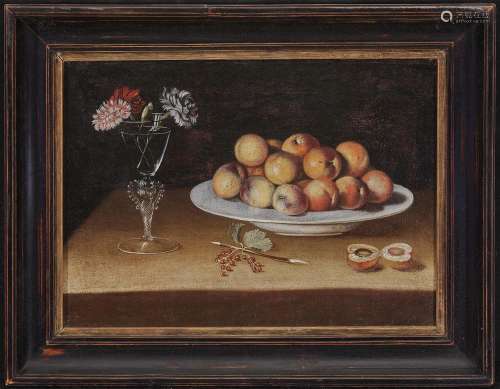 (Follower of) ZURBARÁN, JUAN DE Still Life with Peaches and Carnations