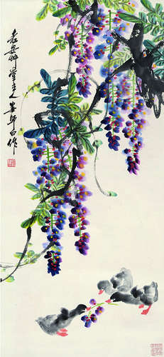 娄师白 花鸟 纸本