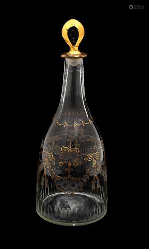 BOTTLE WITH A STOPPER, D. MARIA