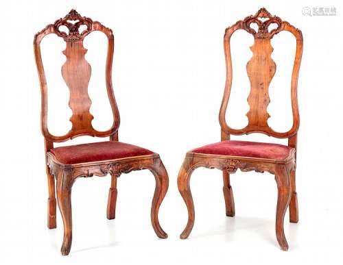 PAIR OF CHAIRS, D. JOSÉ STYLE