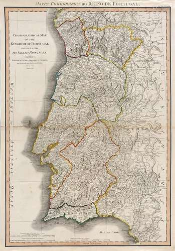 CHOROGRAPHICAL MAP OF THE KINGDOM OF PORTUGAL