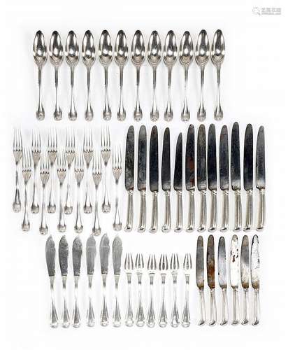 CUTLERY SET, D. MARIA I